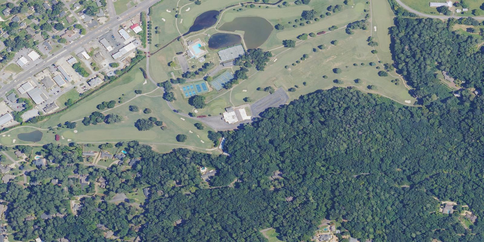 Satellite view of Gadsden Country Club