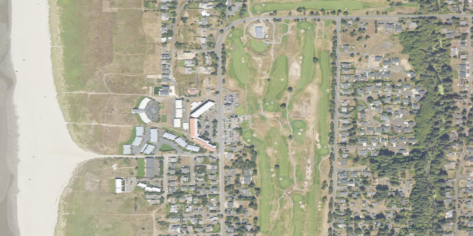 Satellite view of Gearhart Golf Links