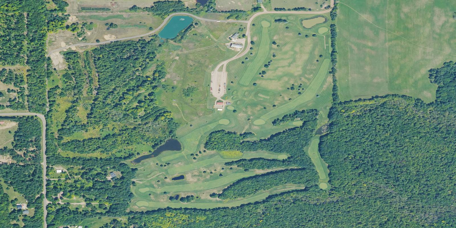 Satellite view of Gentz's Homestead Golf Course