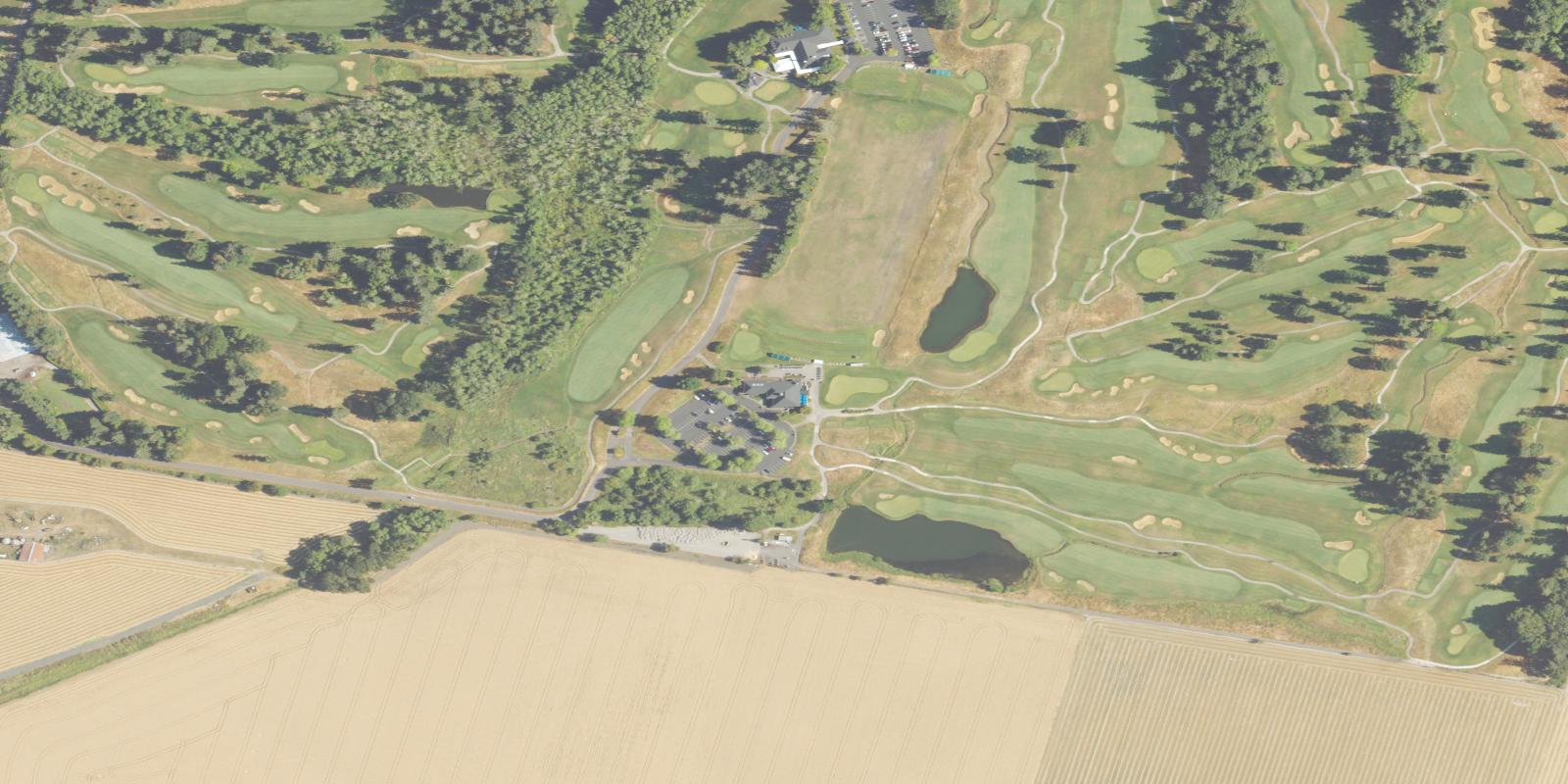 Satellite view of Ghost Creek at Pumpkin Ridge Golf Club