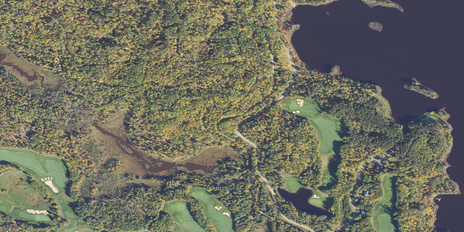 Satellite view of Giant's Ridge - Legend