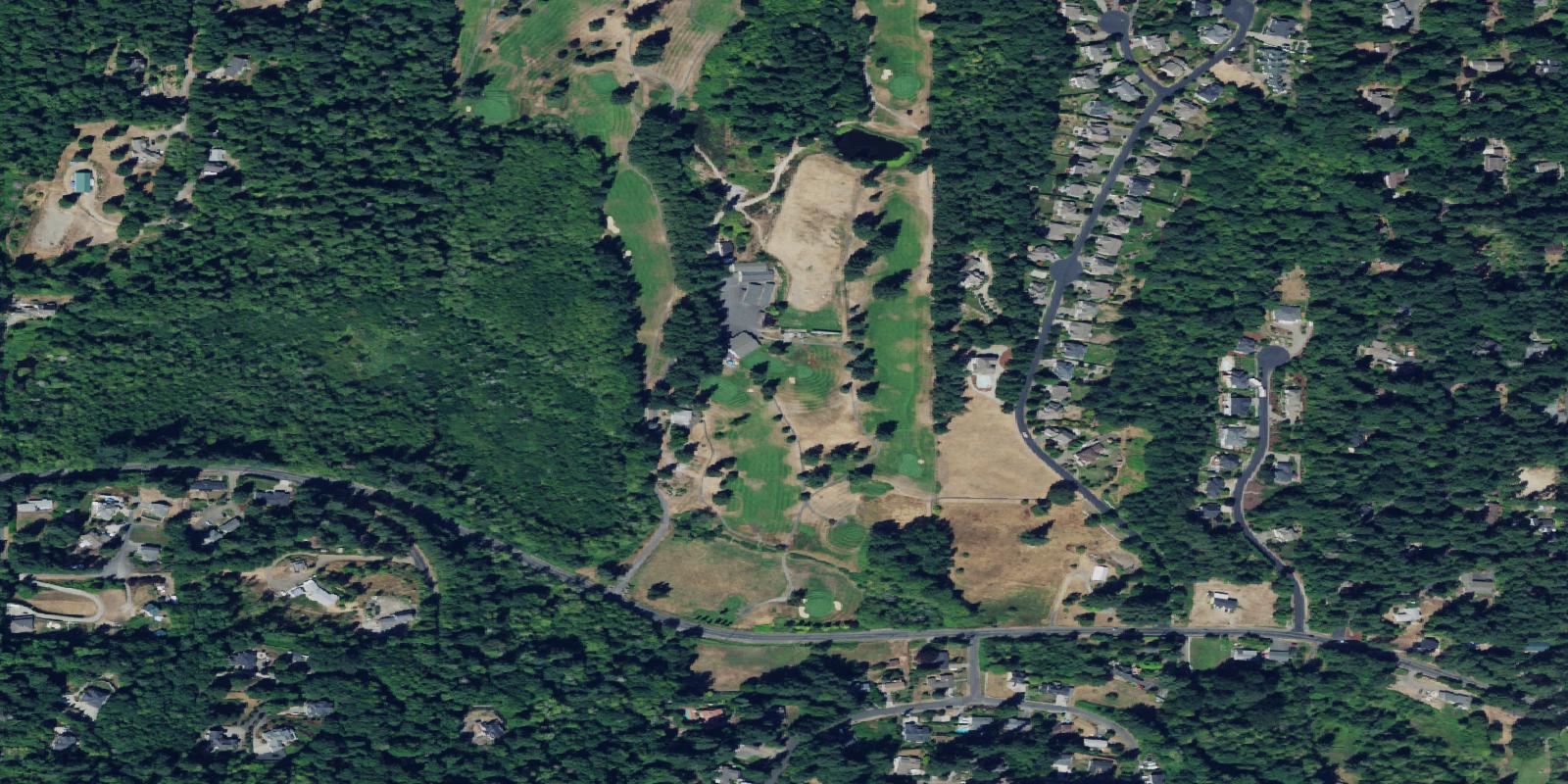 Satellite view of Gig Harbor Golf Club