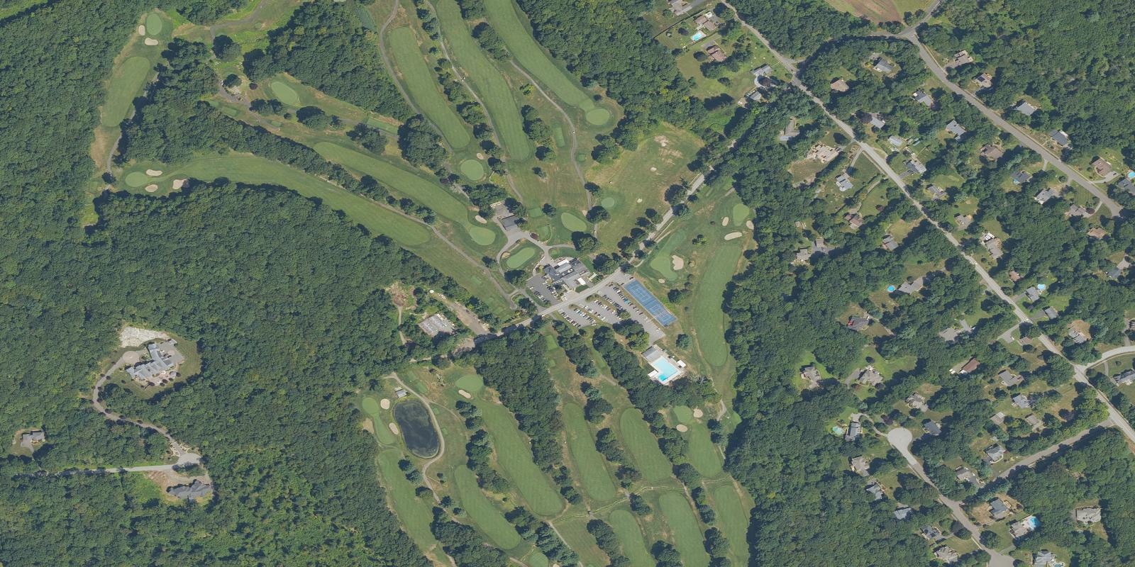 Satellite view of Glastonbury Hills Country Club