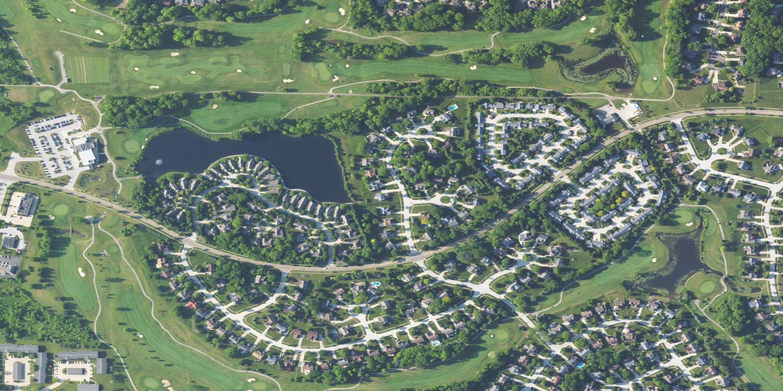Satellite view of Gleneagles Golf Club