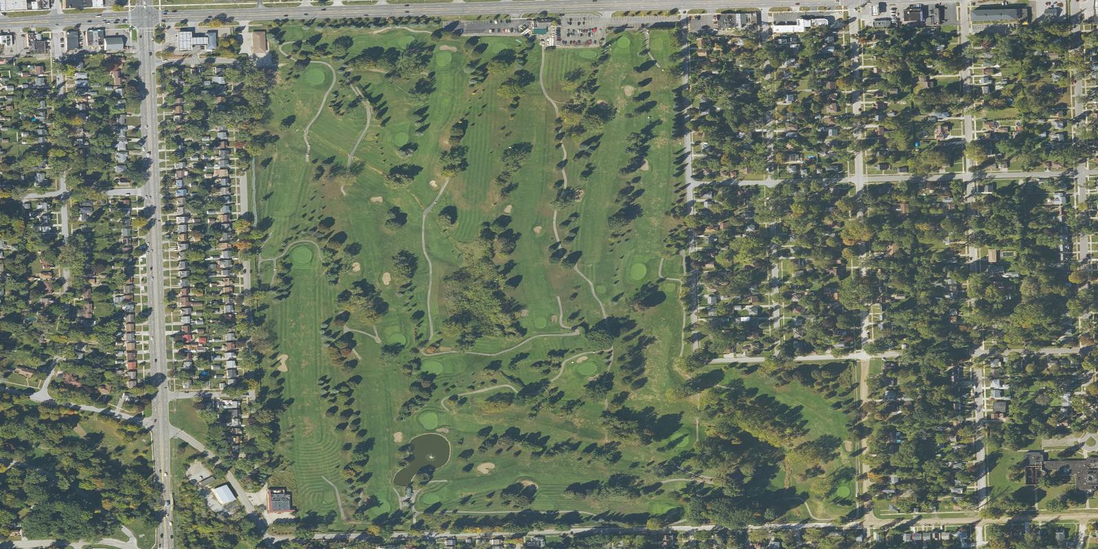 Satellite view of Glenhurst Golf Course