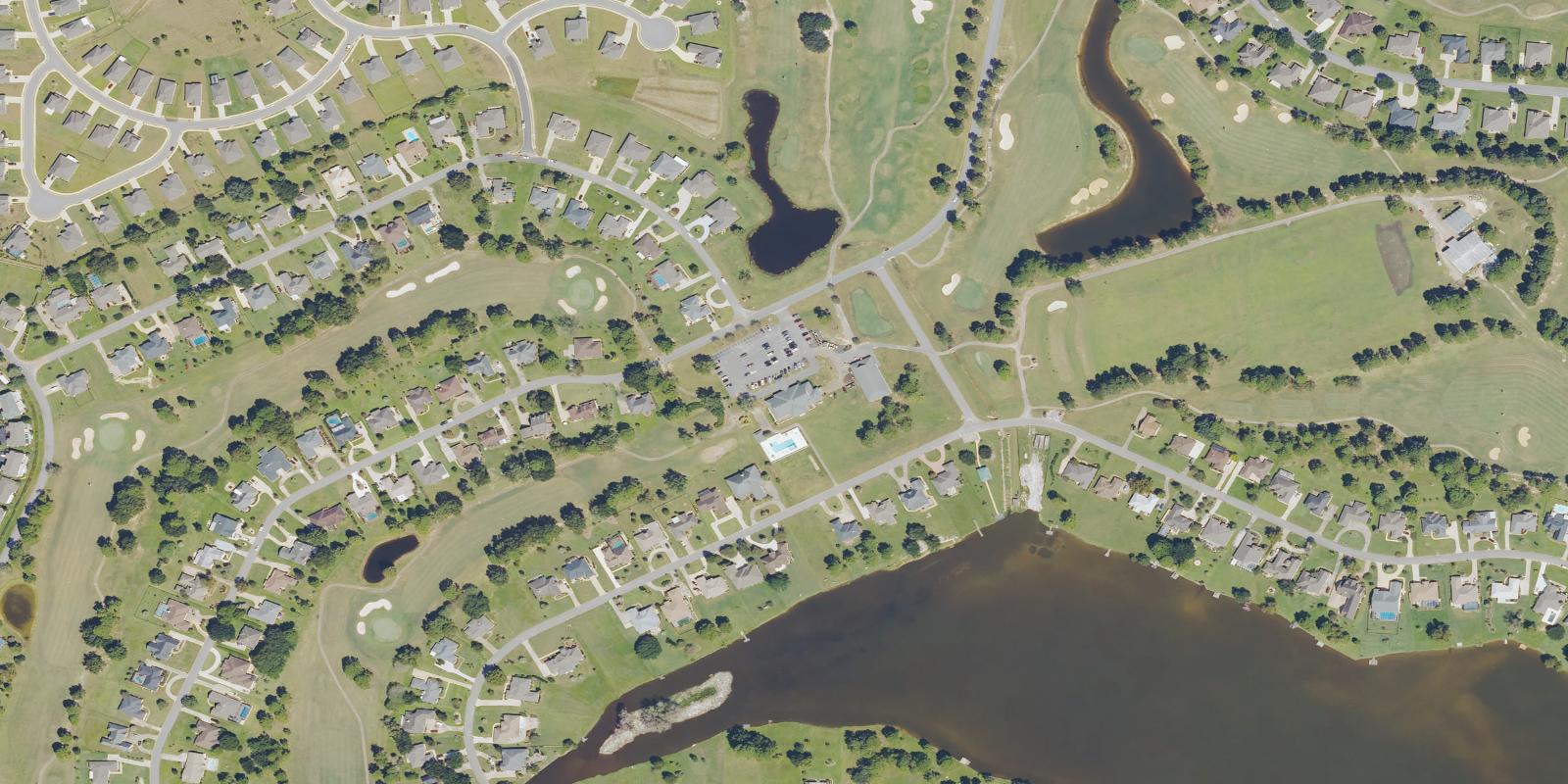 Satellite view of Glenlakes Golf Club
