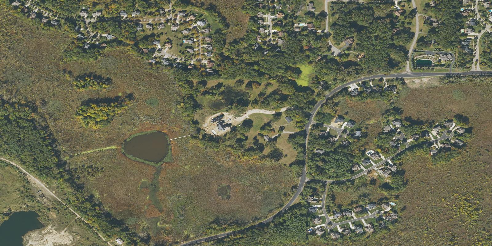 Satellite view of Glenlore Golf Course