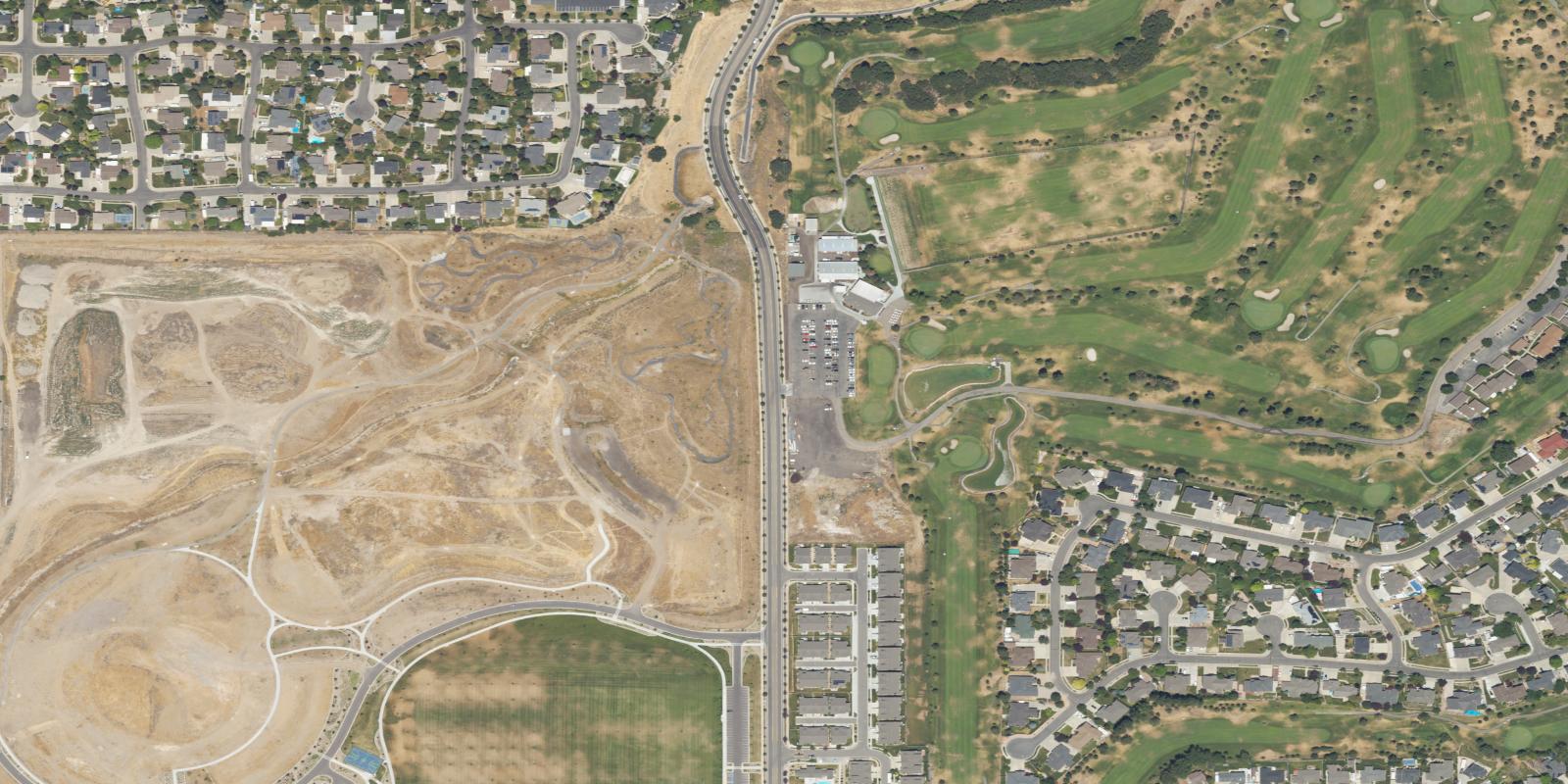 Satellite view of Glenmoor Golf Course