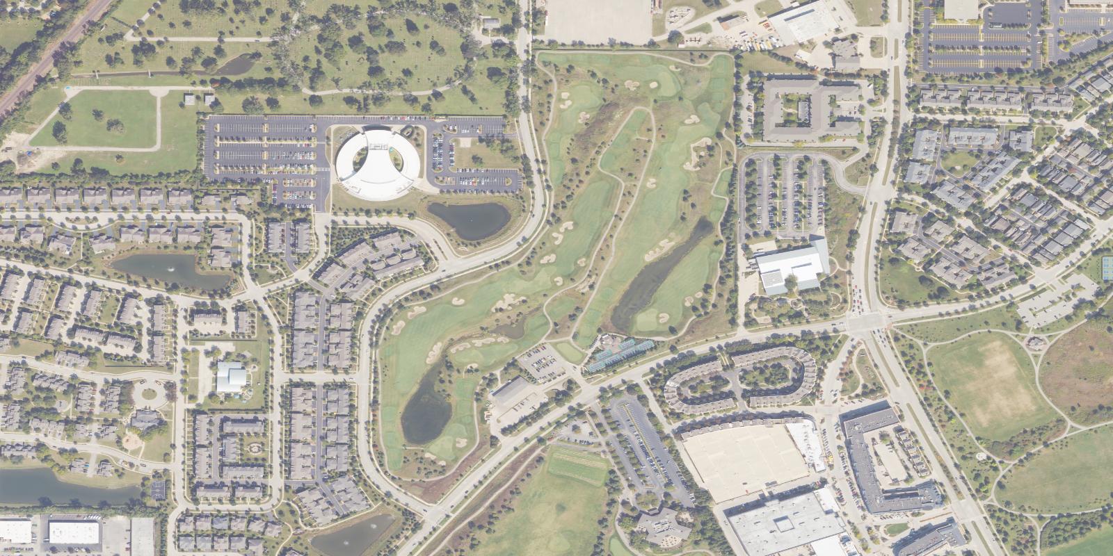 Satellite view of Glenview Prairie Club