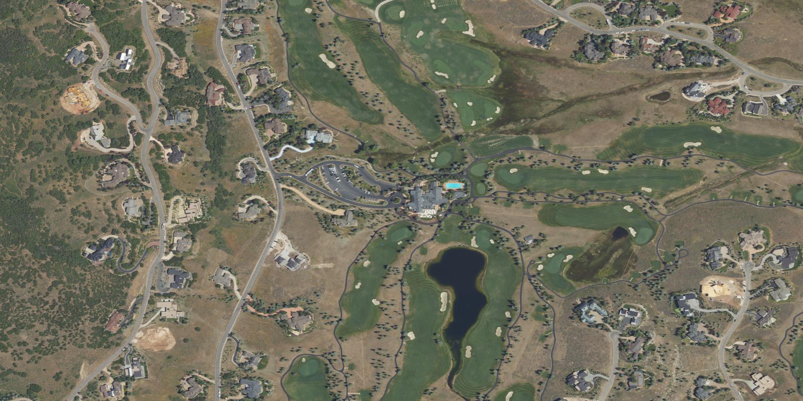 Satellite view of Glenwild Golf Club and Spa