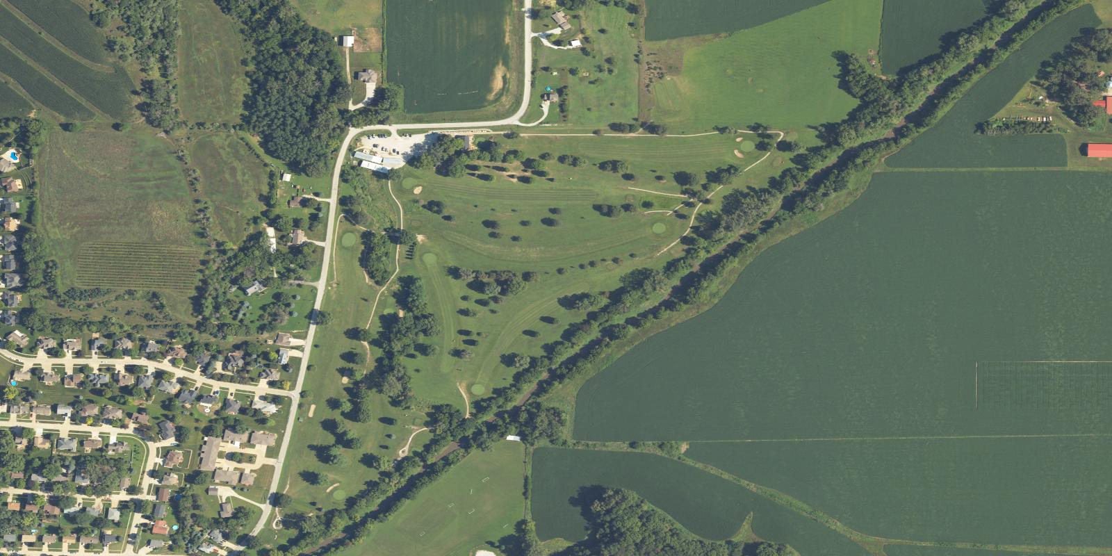 Satellite view of Glenwood Golf Course