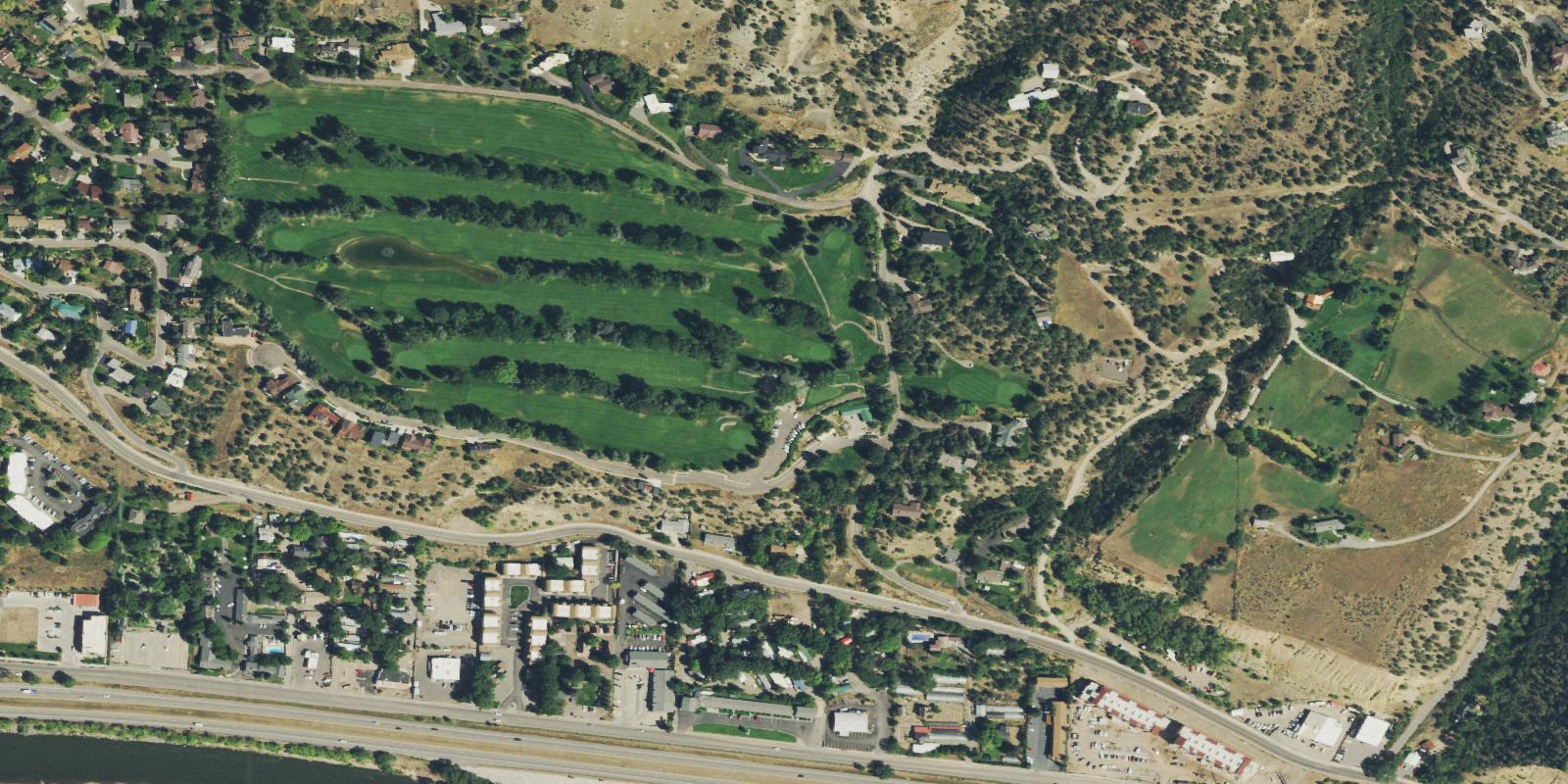 Satellite view of Glenwood Springs Golf Club