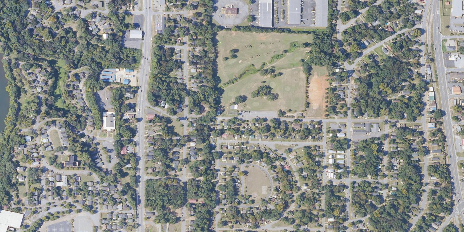 Satellite view of Godwin Creek Golf Course