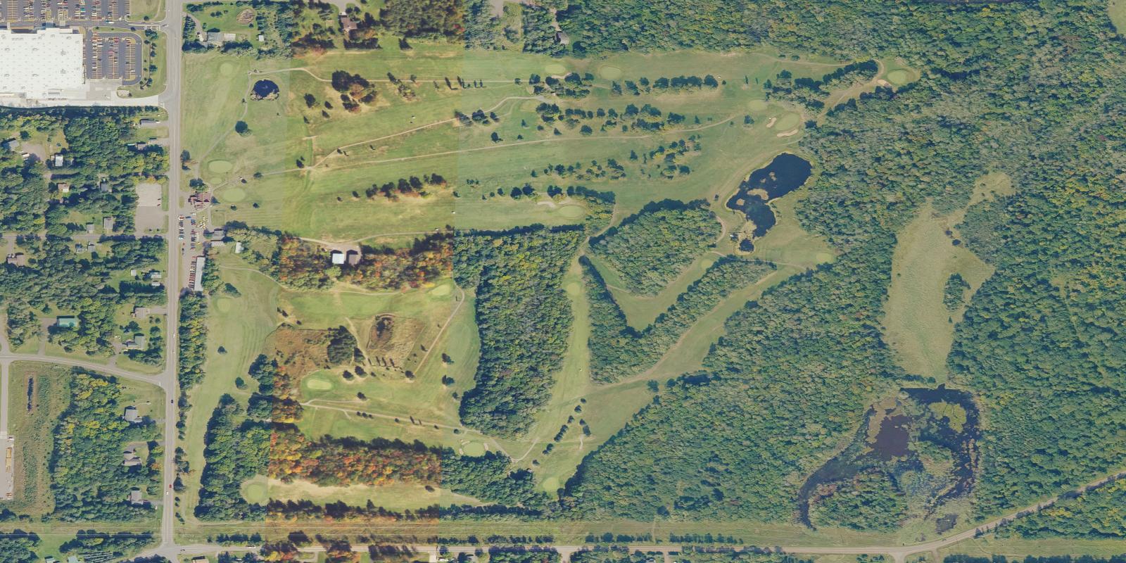 Satellite view of Gogebic Country Club