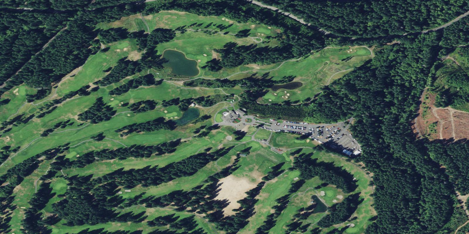 Satellite view of Gold Mountain Golf Club - Olympic Course