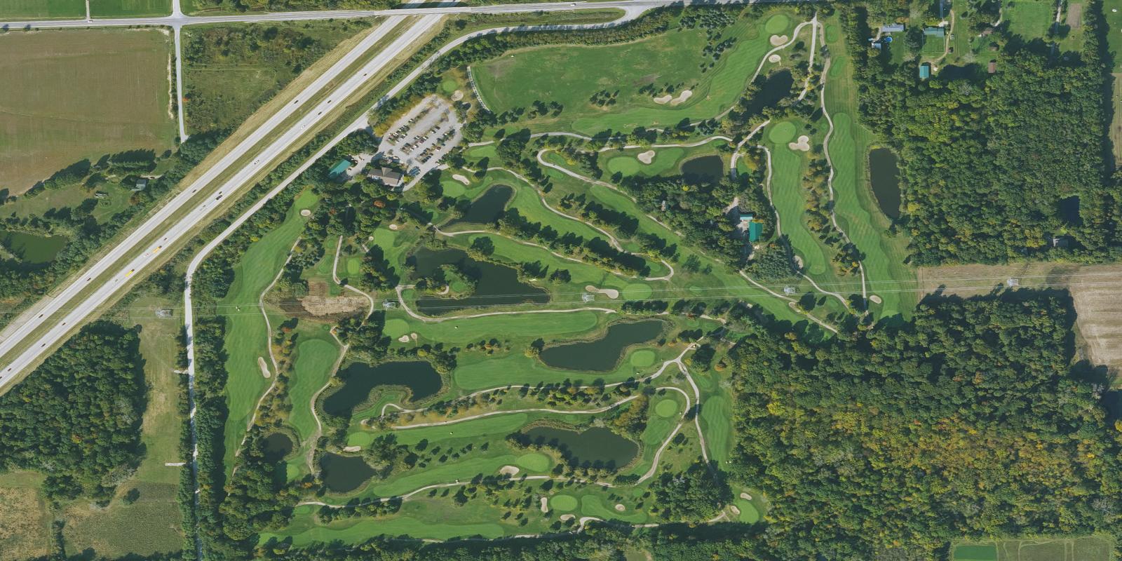 Satellite view of Golden Hawk Golf Club