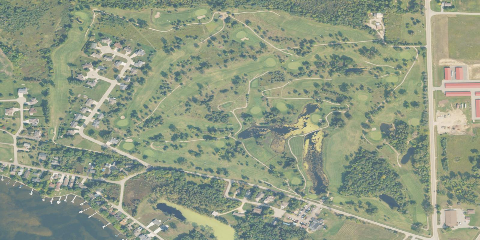 Satellite view of Golden Sands Golf Community
