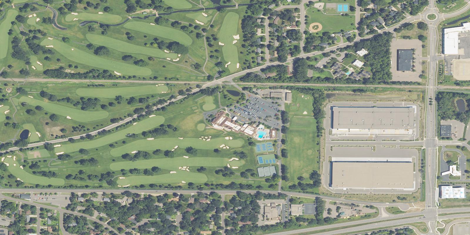 Satellite view of Golden Valley Golf & Country Club