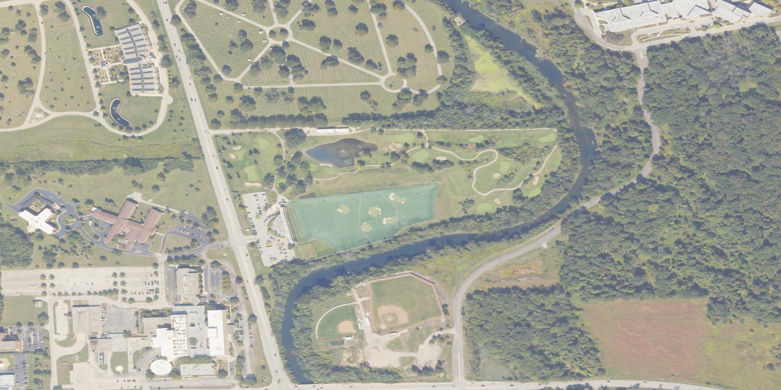 Satellite view of Golf Center Des Plaines