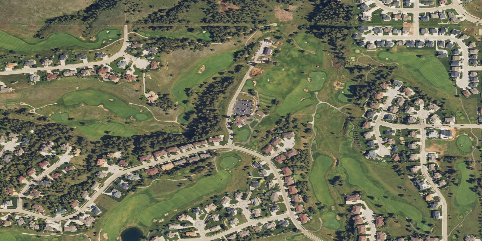 Satellite view of Golf Club At Red Rock