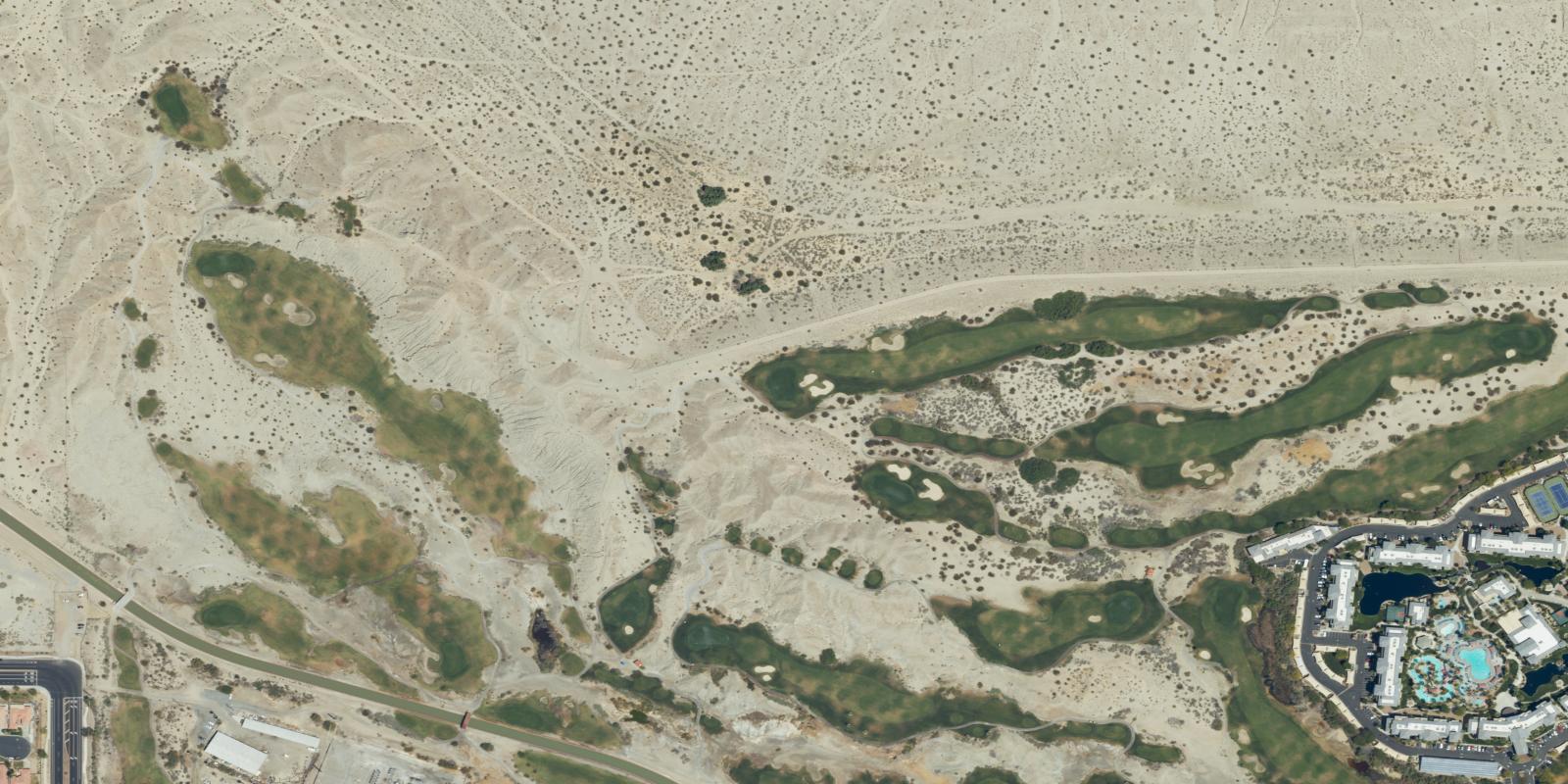 Satellite view of Golf Club At Terra Lago North Course