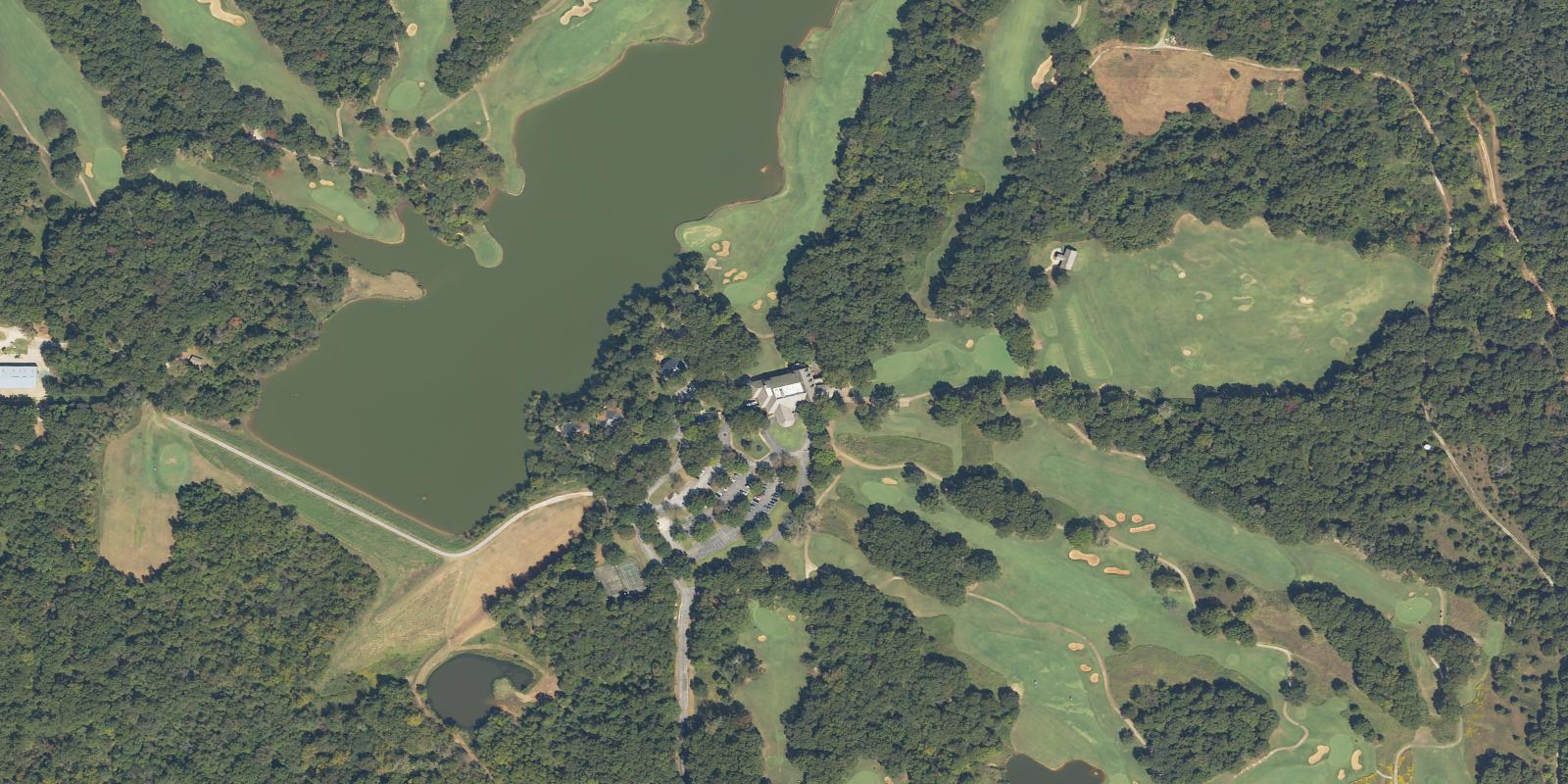 Satellite view of Golf Club of Oklahoma