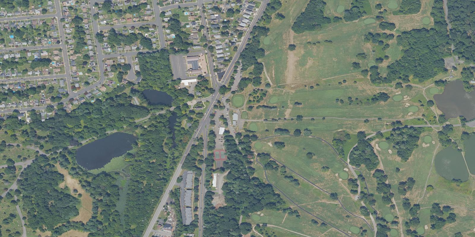 Satellite view of Goodwin Park Golf Course
