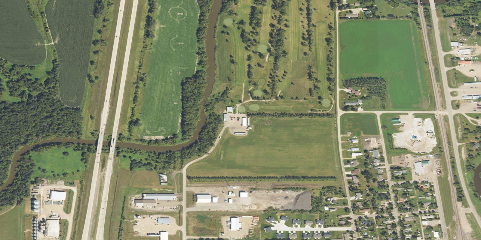 Satellite view of Goose River Golf Club