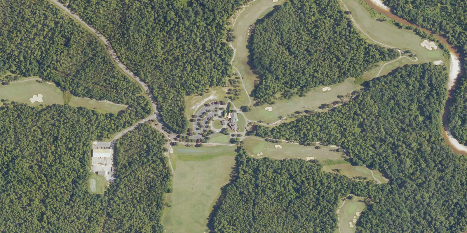 Satellite view of Grand Bear Golf Course