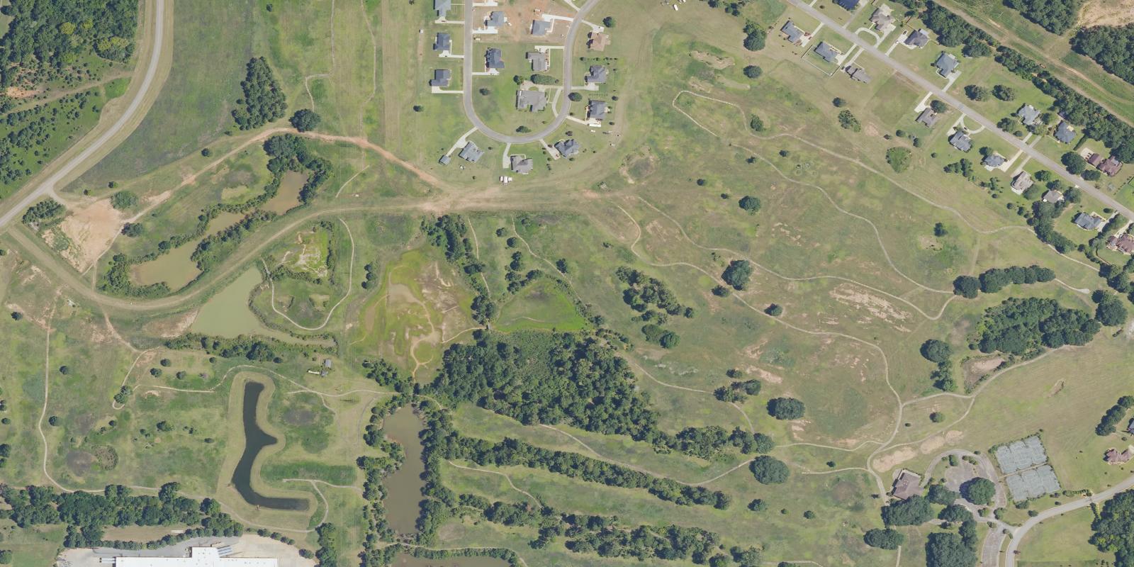 Satellite view of Grand Island Golf Club