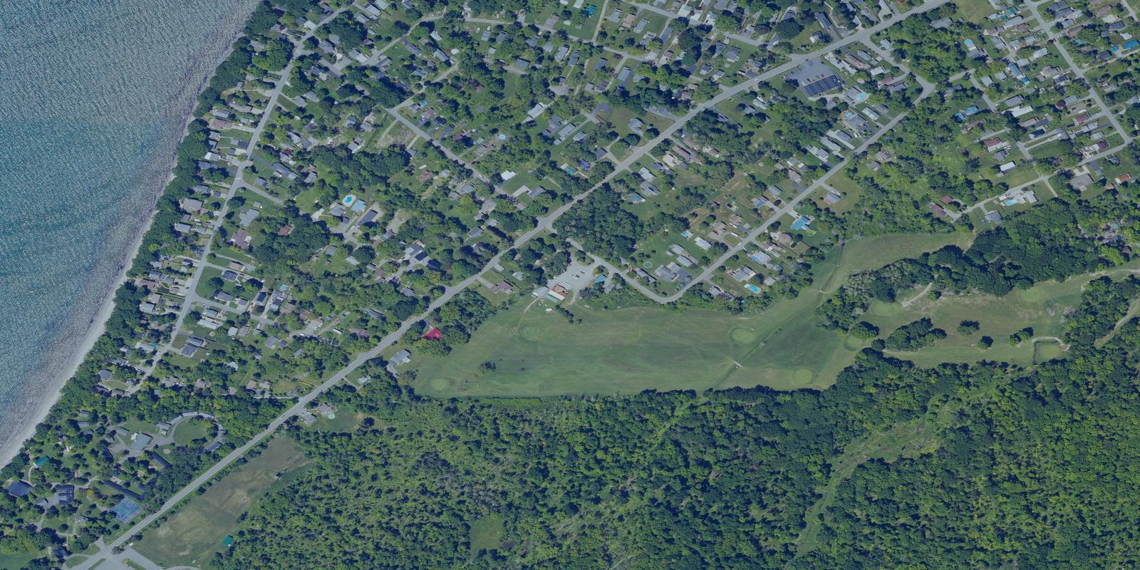 Satellite view of Grandview Golf Course
