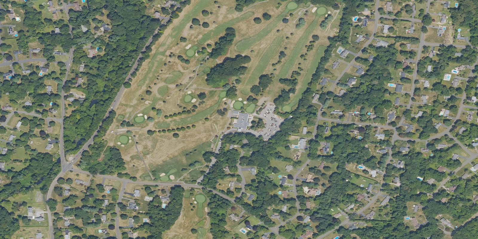 Satellite view of Grassy Hill Country Club