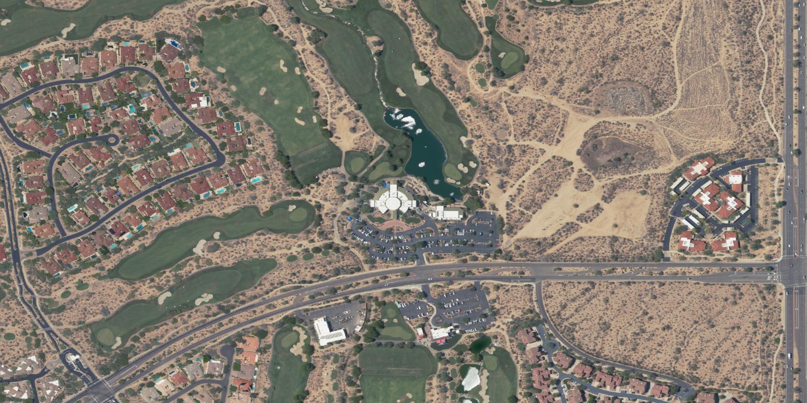 Satellite view of Grayhawk Golf Club - Raptor