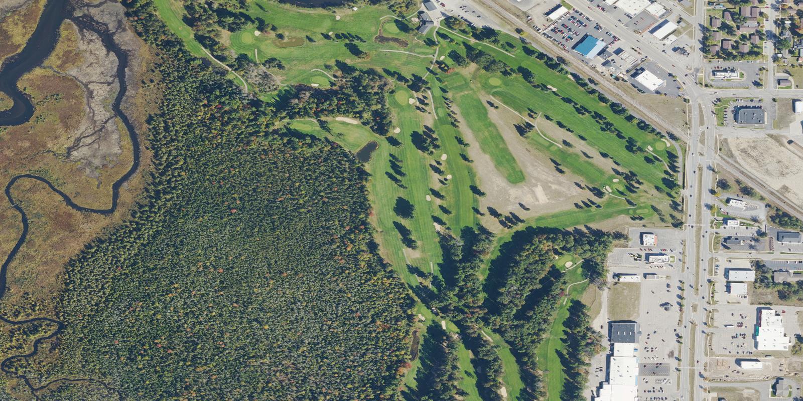 Satellite view of Grayling Country Club