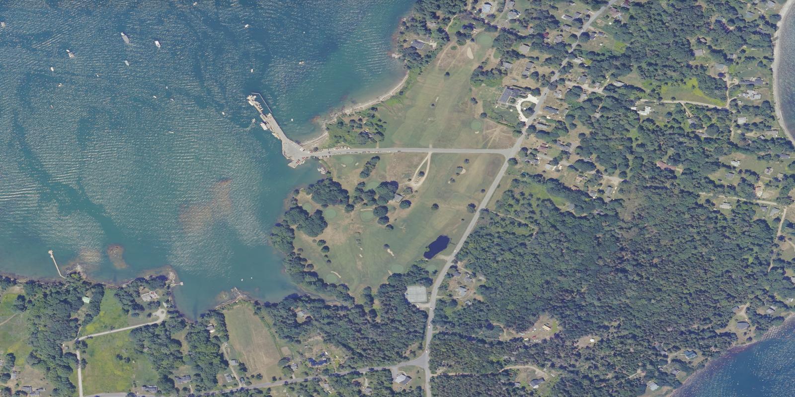 Satellite view of Great Chebeague Golf Club