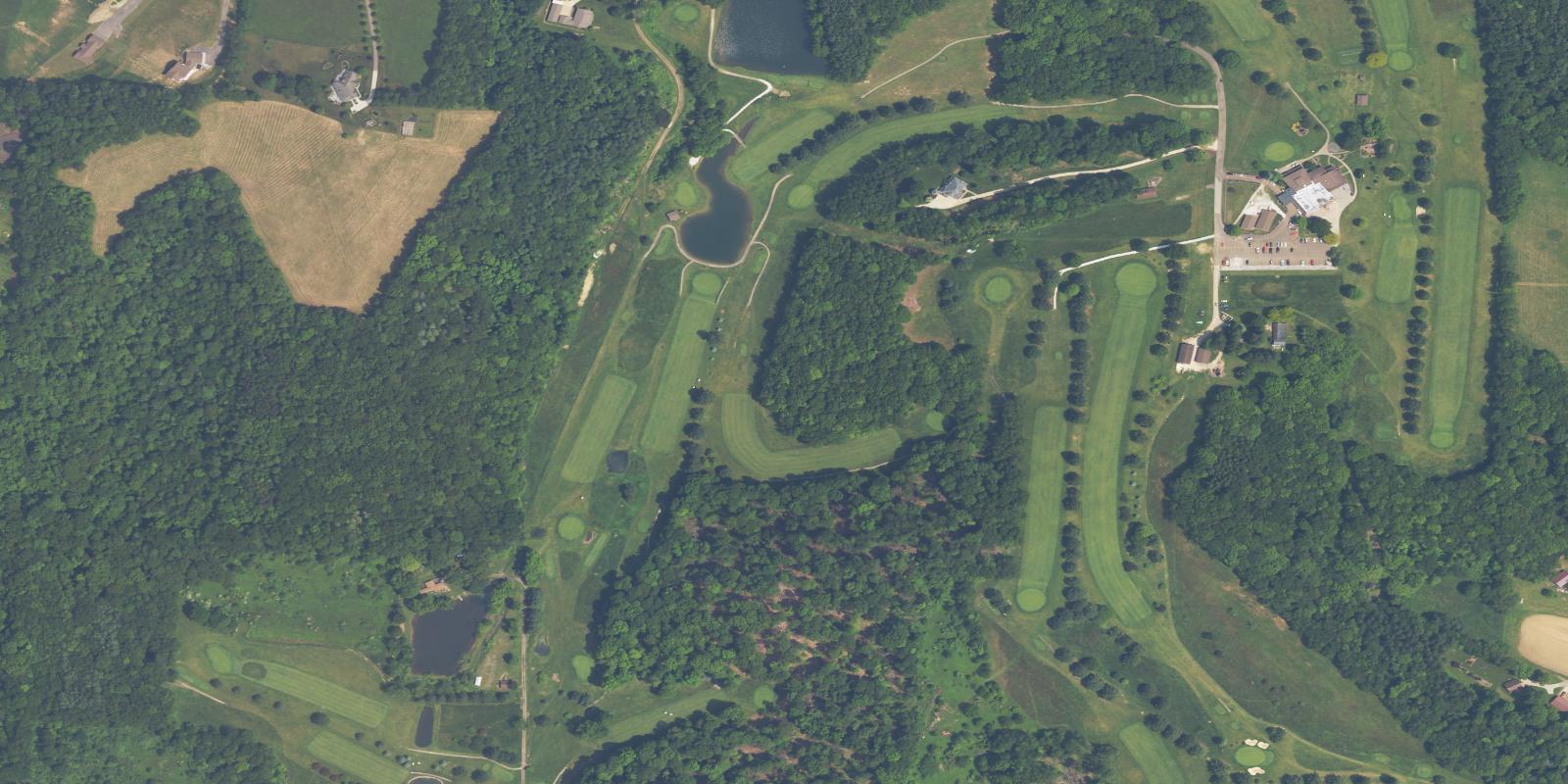 Satellite view of Great Trail Golf Course