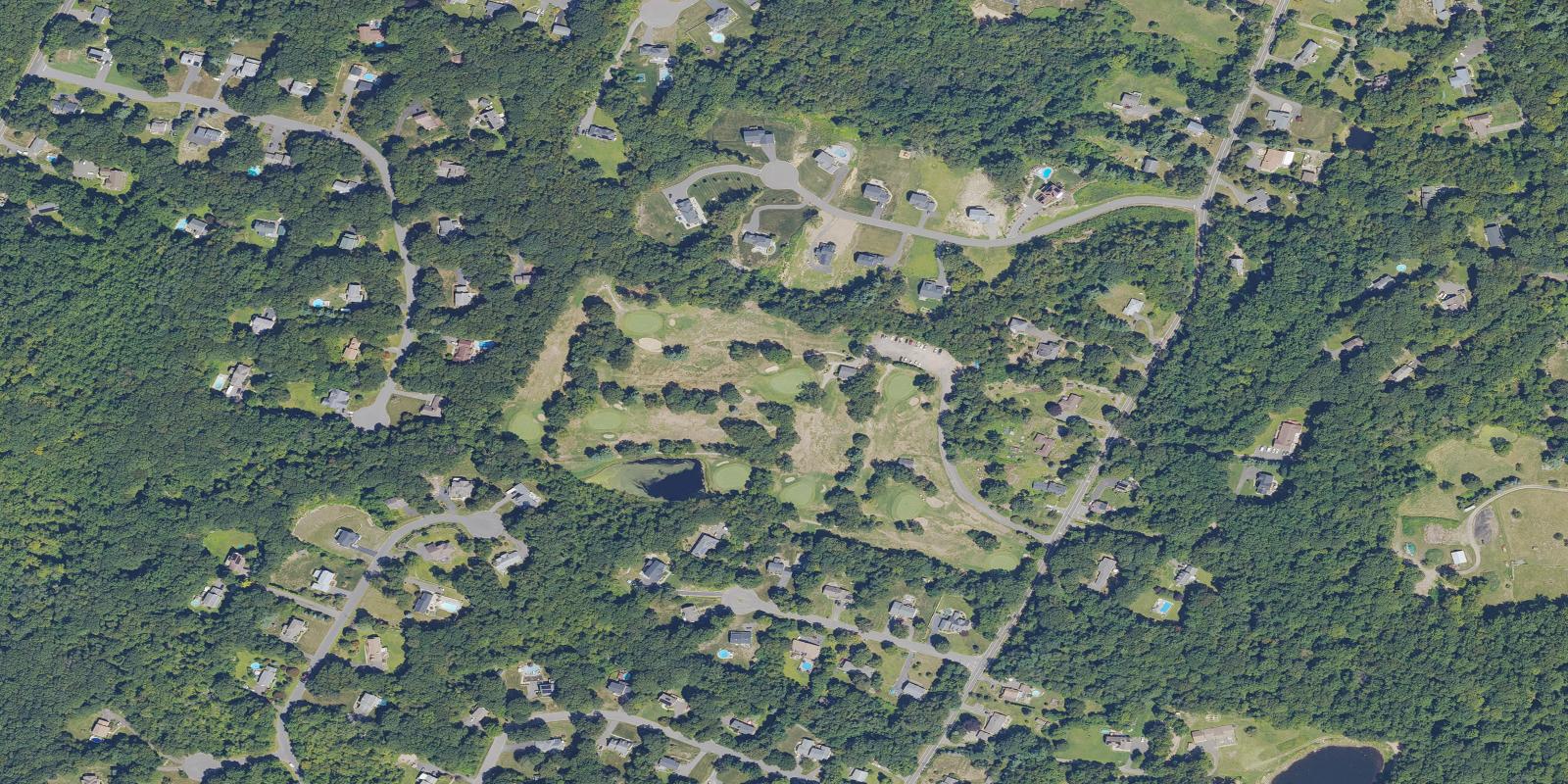 Satellite view of Green Gables Golf Course
