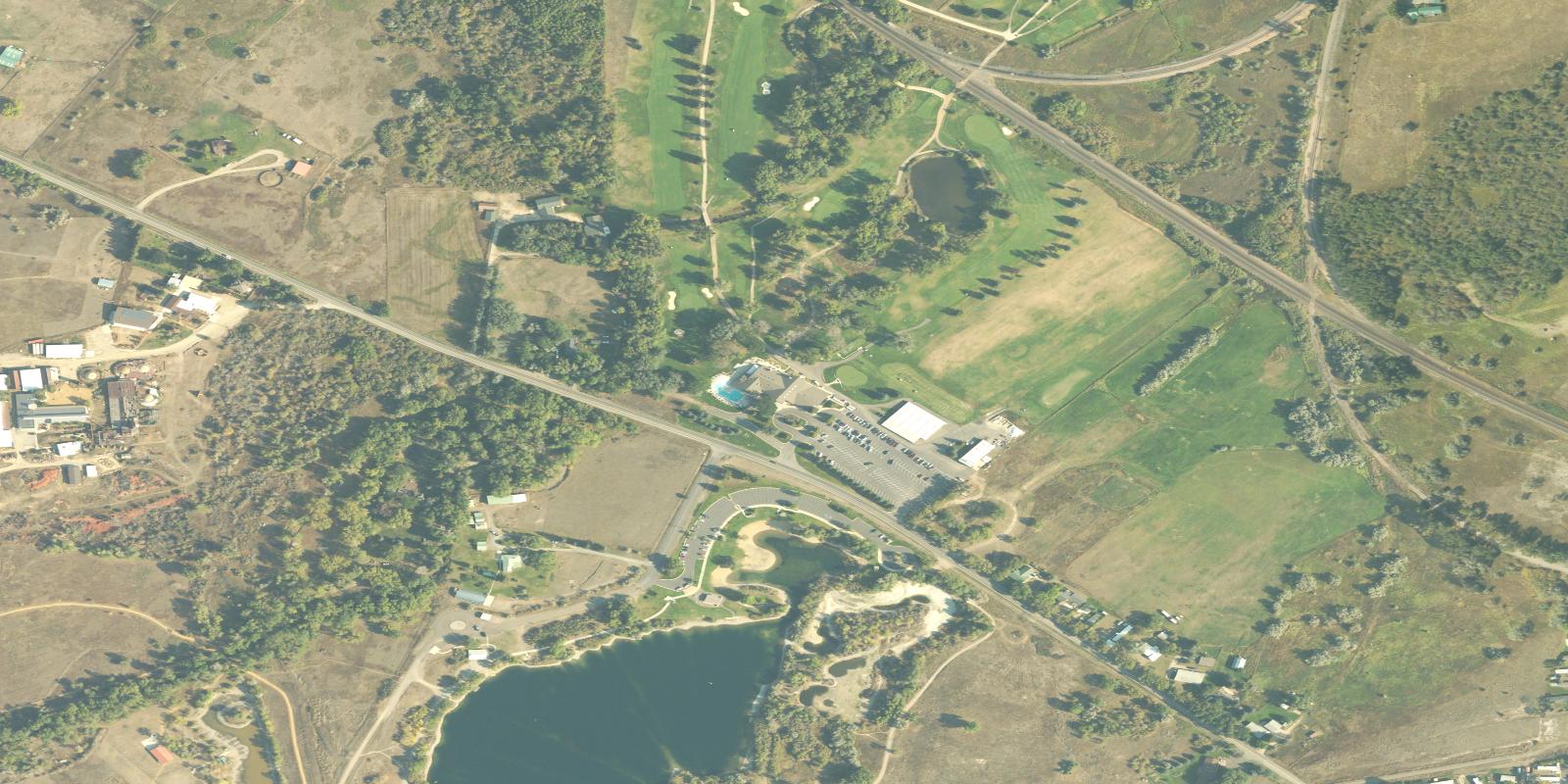 Satellite view of Green Meadow Country Club