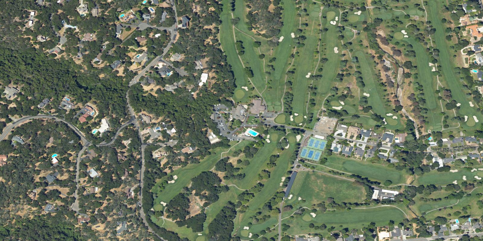 Satellite view of Green Valley Country Club