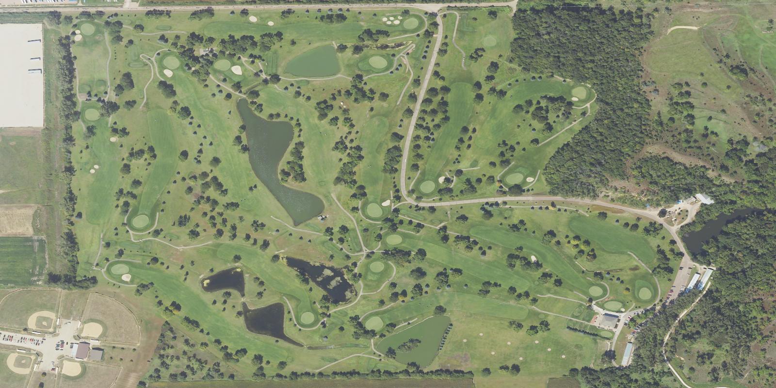 Satellite view of Green Valley Golf Club