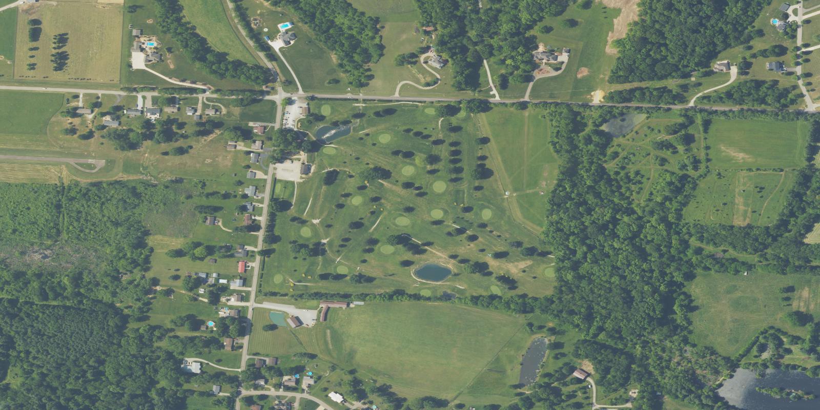 Satellite view of Green Valley Golf Course