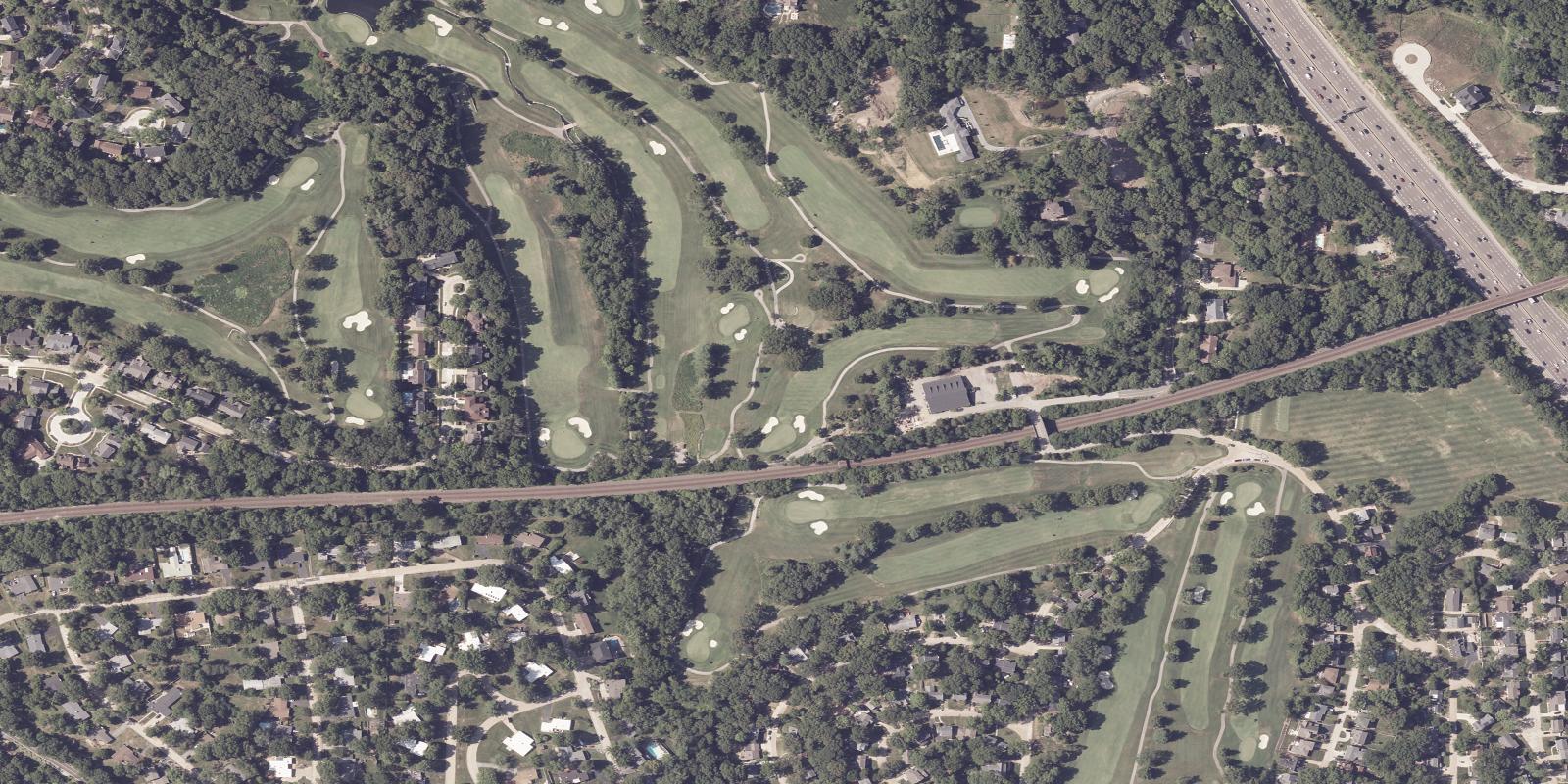Satellite view of Greenbriar Hills Country Club