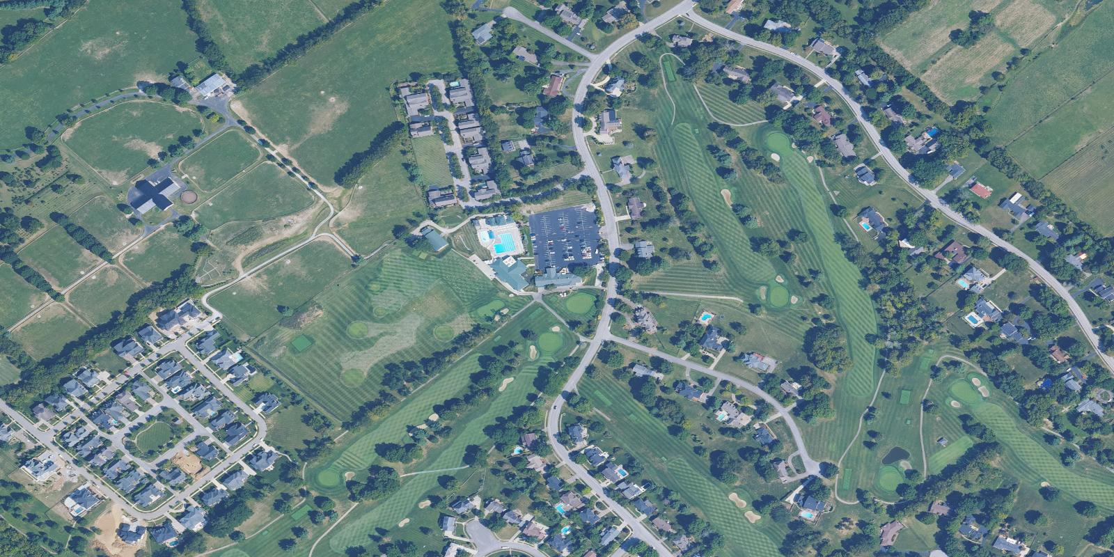 Satellite view of Greenbrier Golf & Country Club