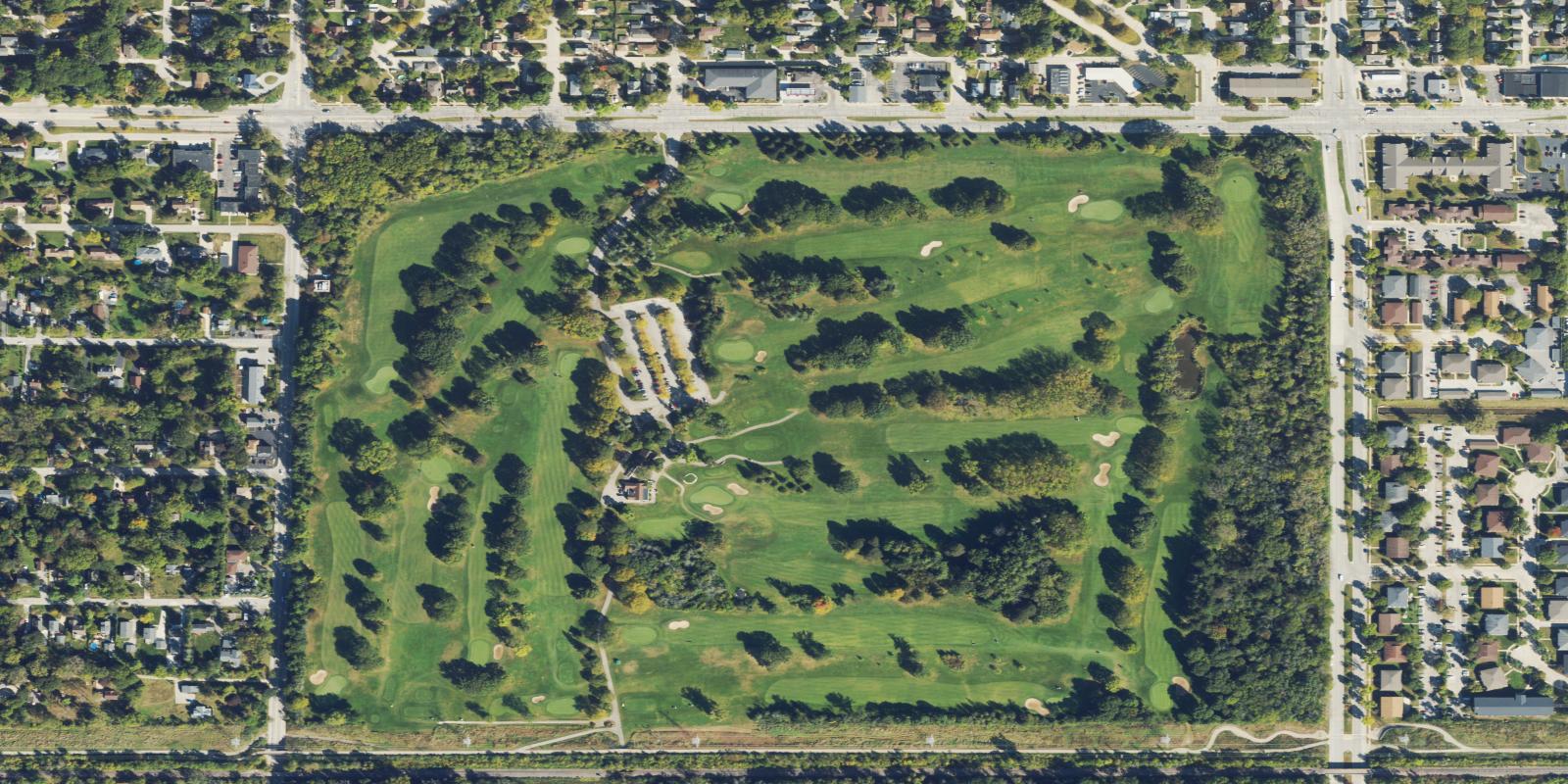 Satellite view of Greenfield Park Golf Course