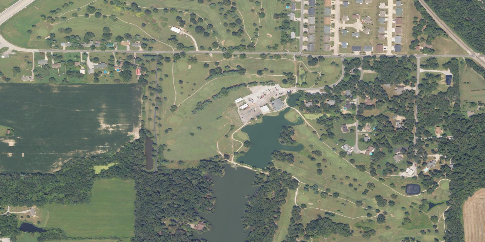 Satellite view of Greenview Golf Club