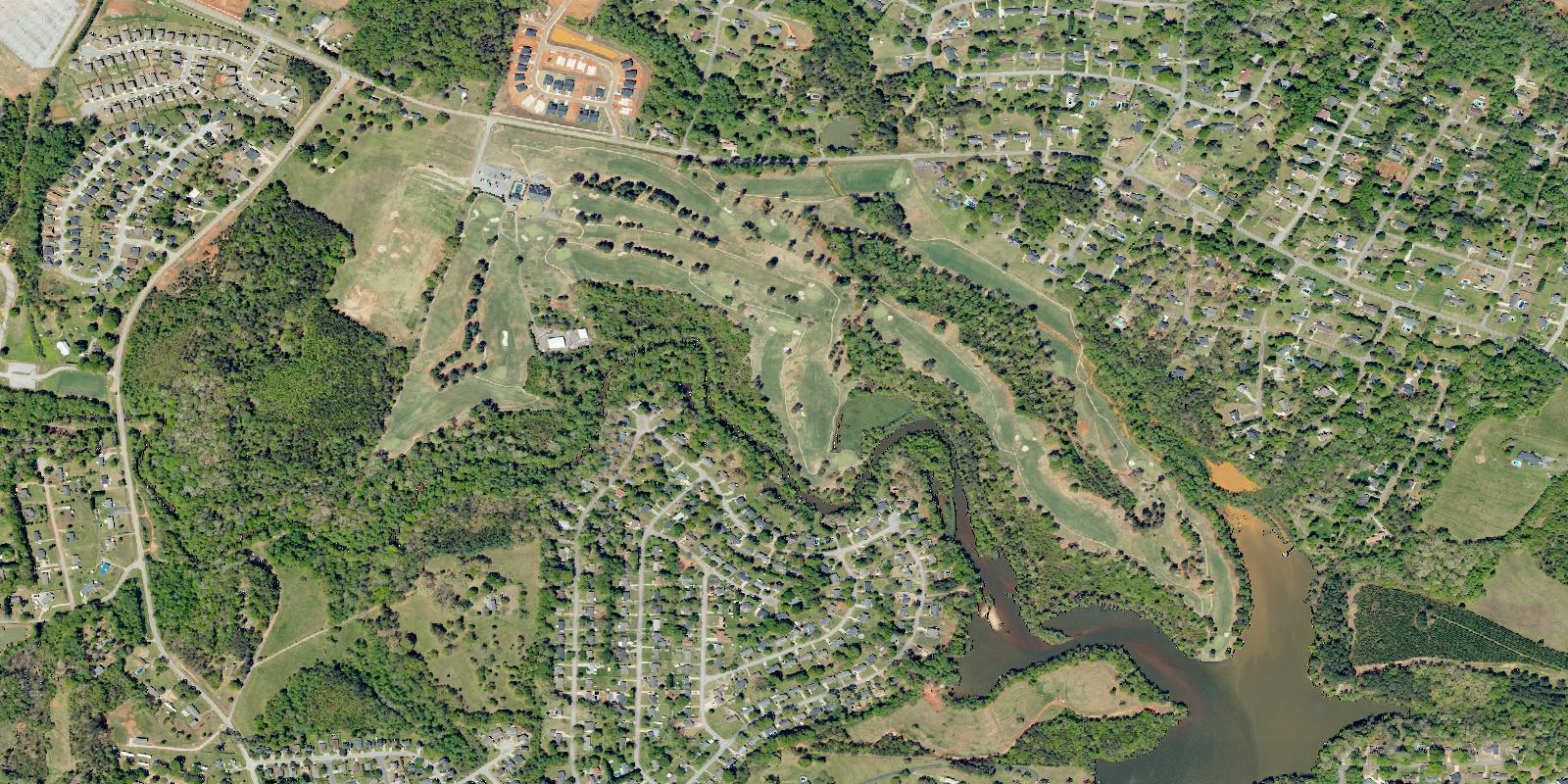 Satellite view of Greer Golf