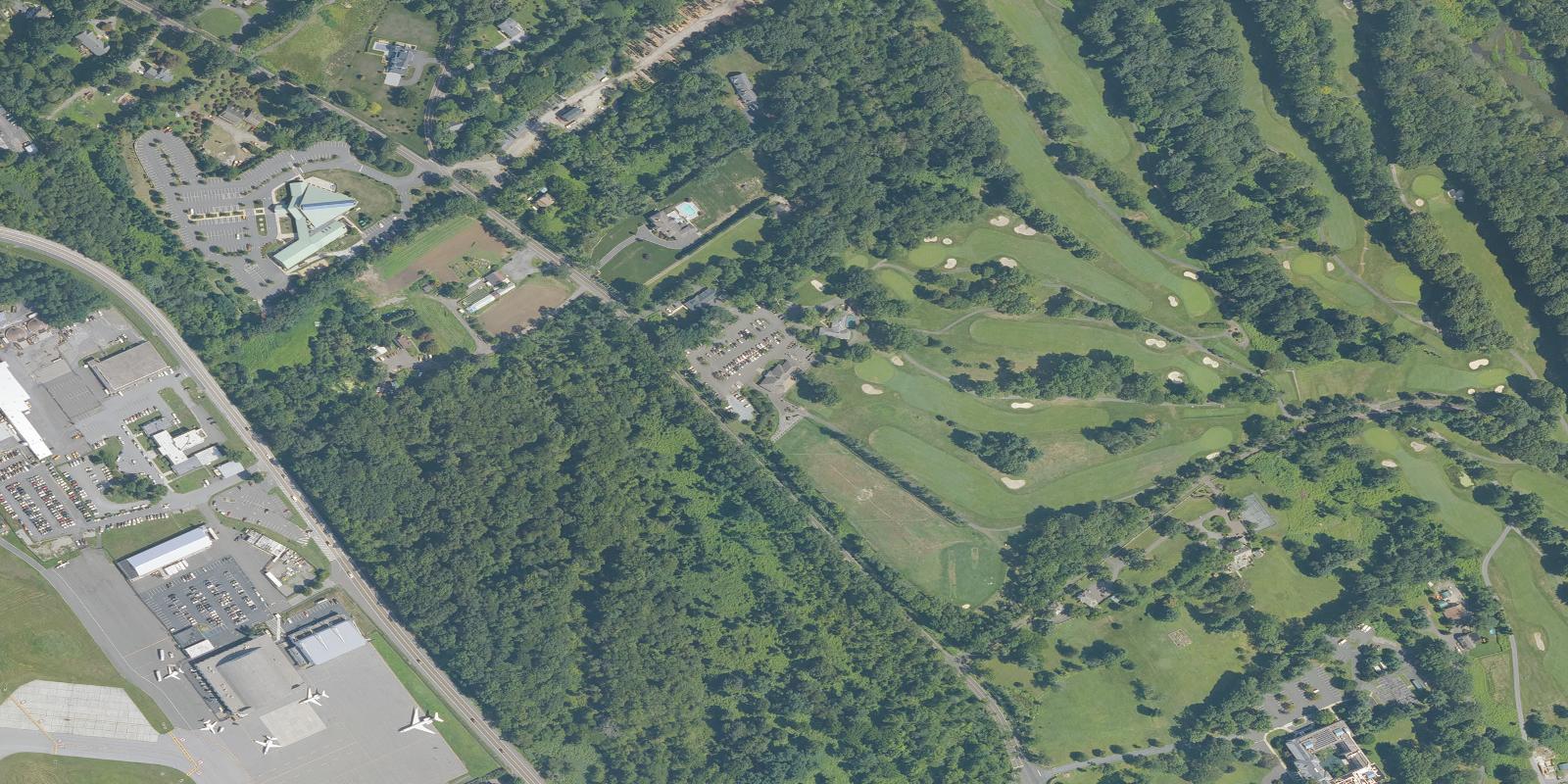 Satellite view of Griffith E. Harris Golf Course