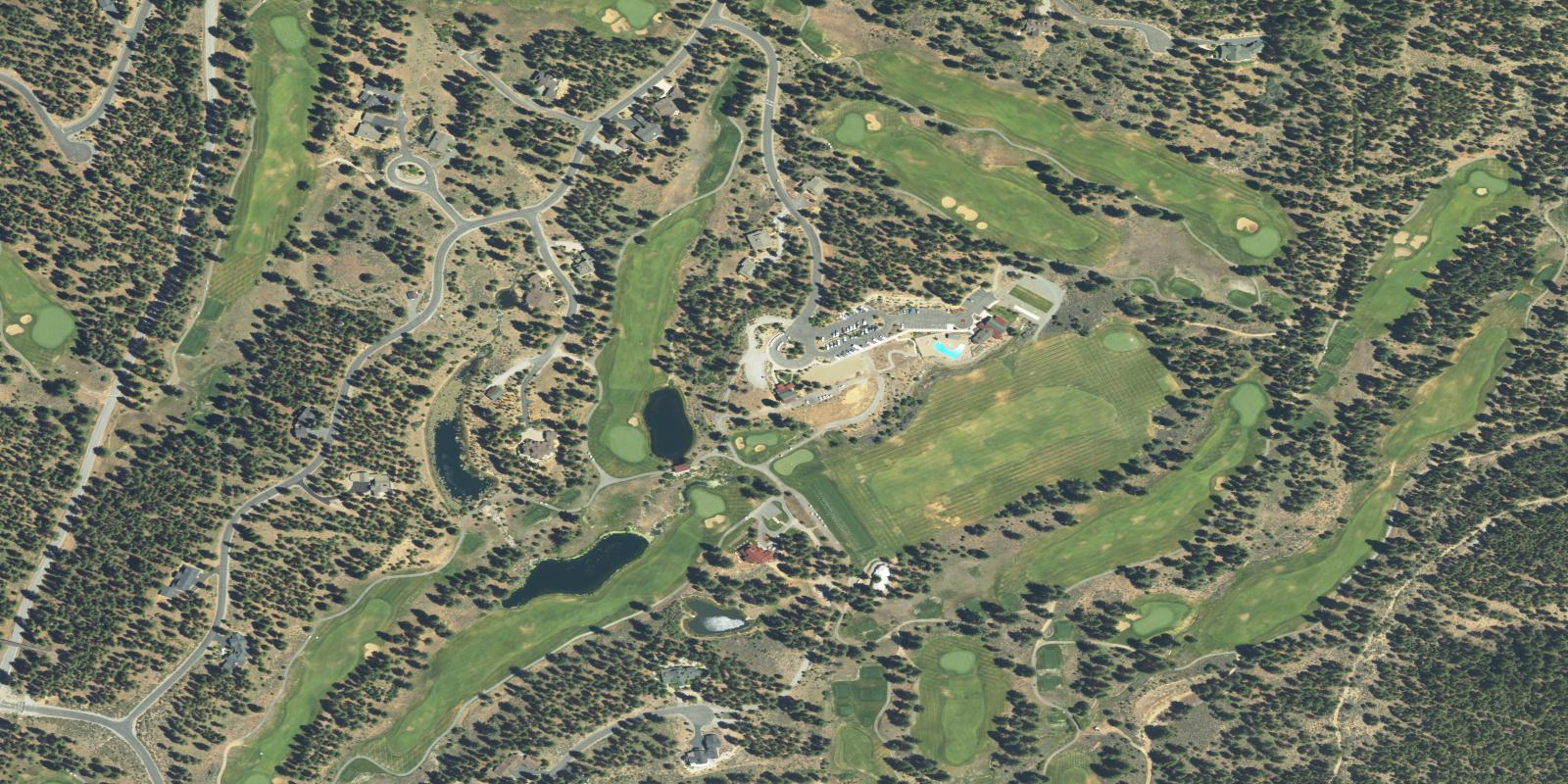 Satellite view of Grizzly Ranch Golf Club
