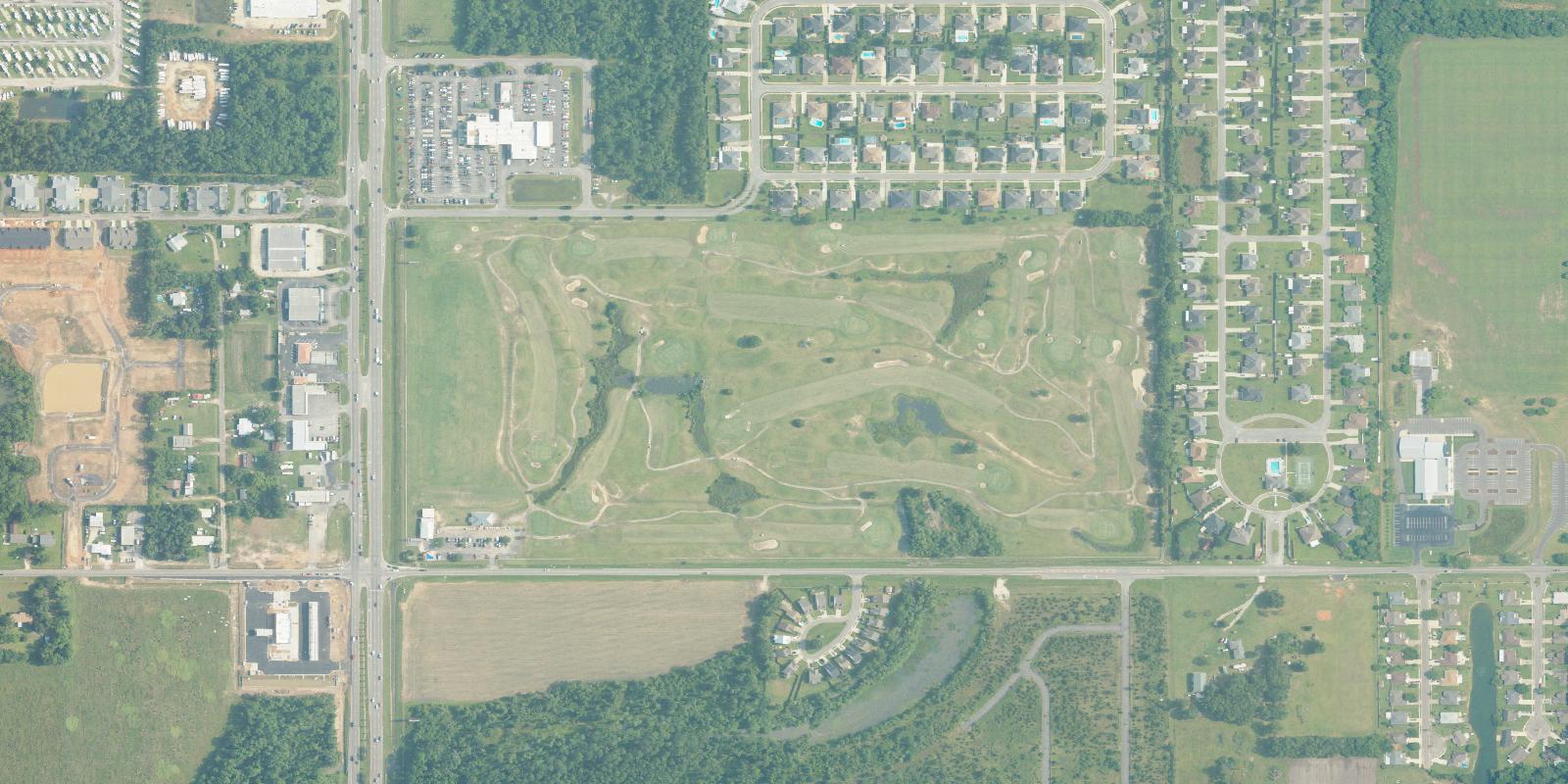 Satellite view of Gulf Links Golf Center