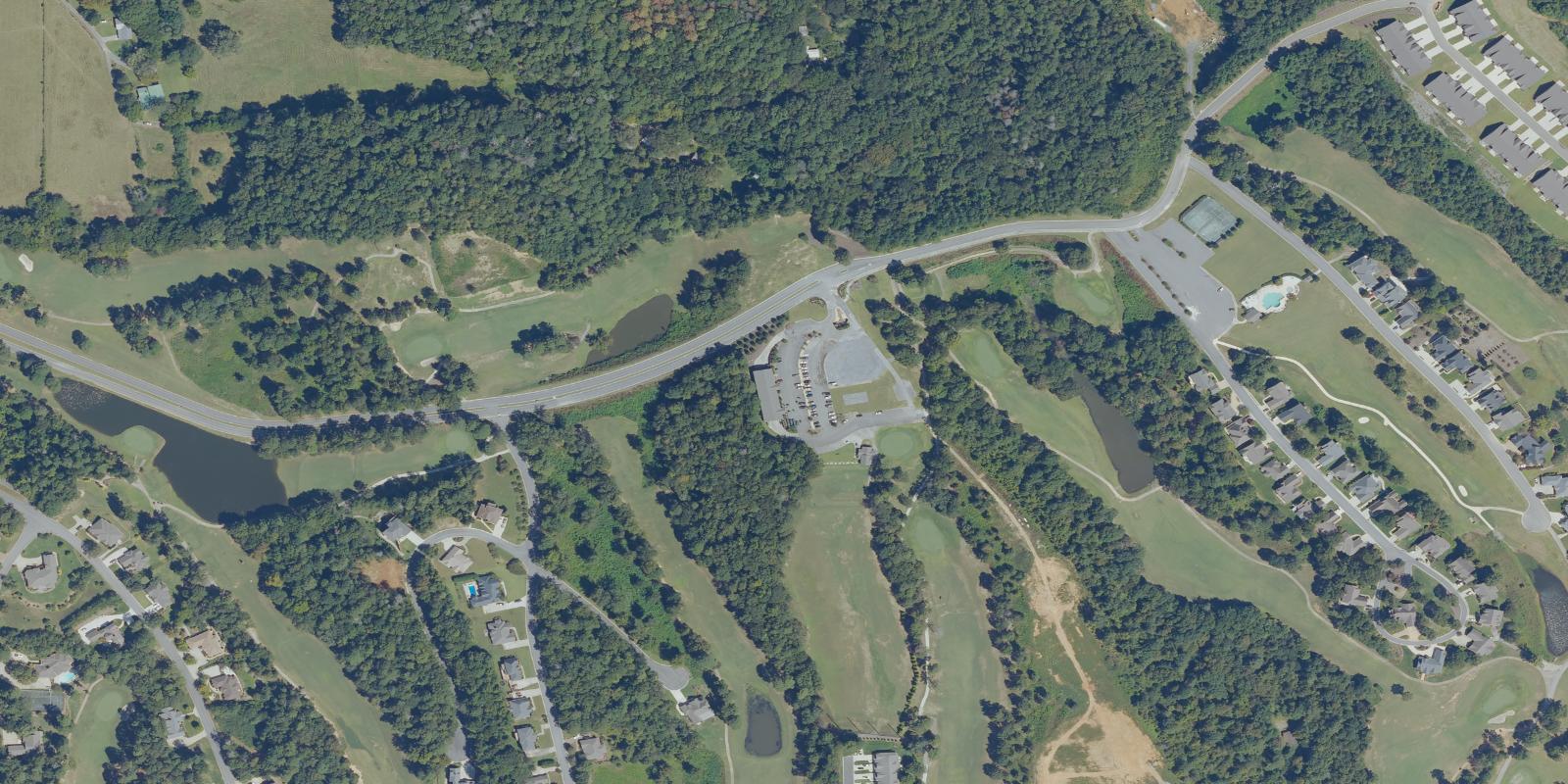 Satellite view of Gunter’s Landing Golf Club